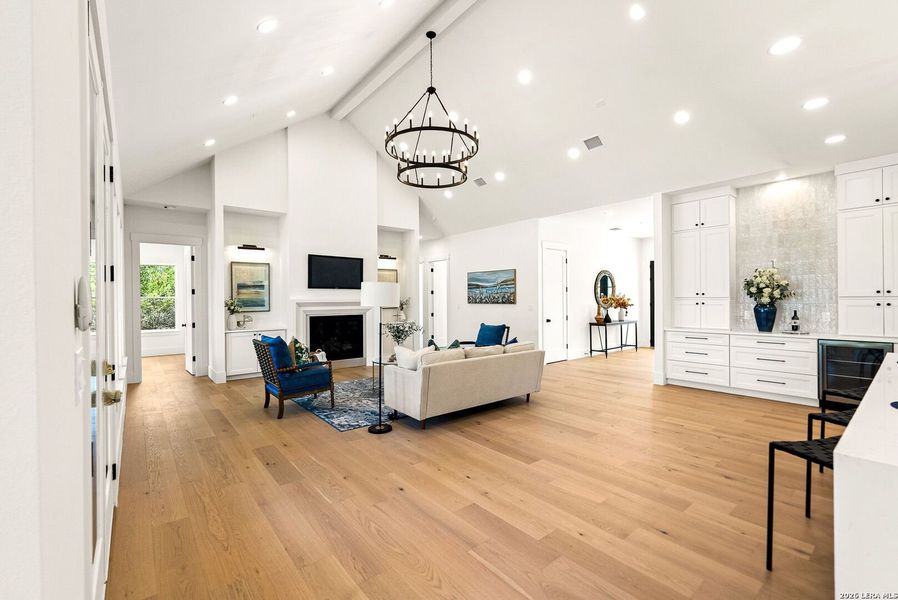 Furnished interior view inside a new home in , Boerne (Image 9).