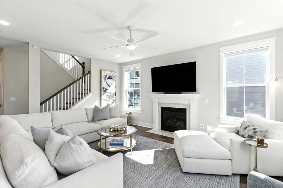 Furnished interior view inside a new home in , Mount Pleasant (Image 46).