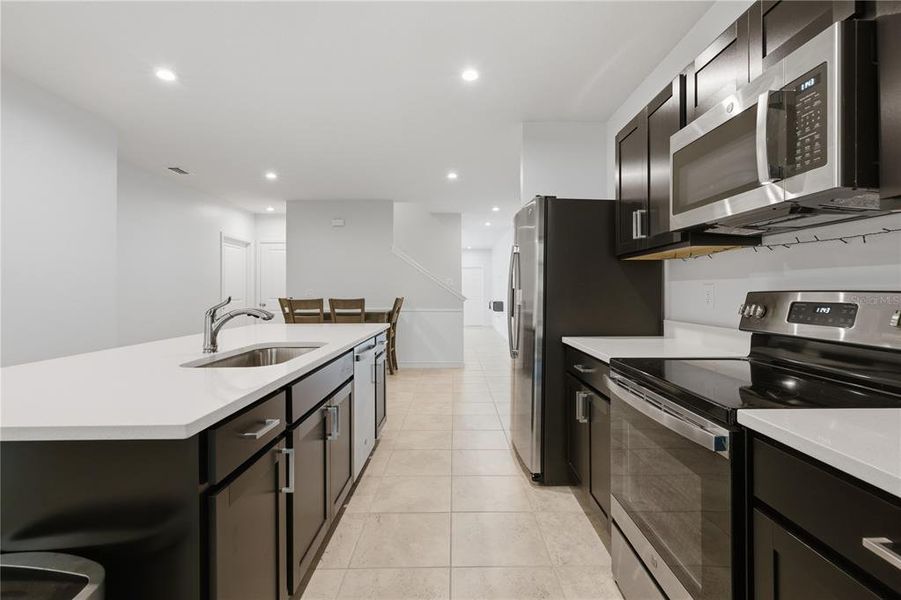 Furnished interior view inside a new home in , New Port Richey (Image 6).