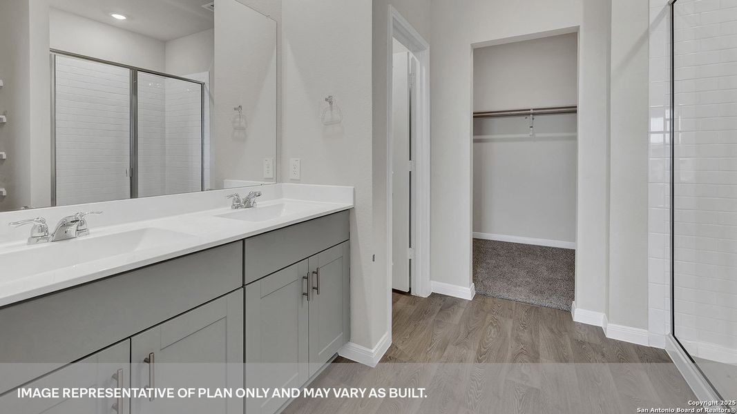 Furnished interior view inside a new home in Whisper South, San Marcos (Image 5).