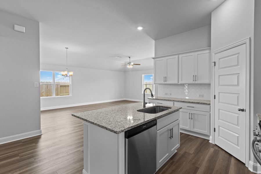 Furnished interior view inside a new home in River Ranch Trails, Dayton (Image 7). Furnished interior view inside a new home in River Ranch Trails, Dayton (Image 7).