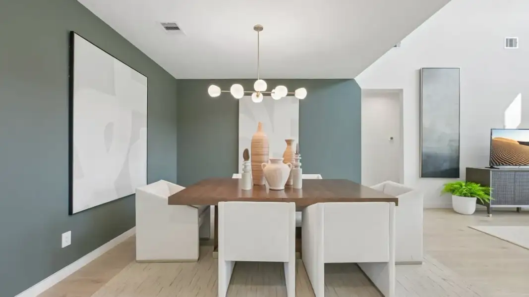 Furnished interior view inside a new home in Evergreen, Rosenberg (Image 10).