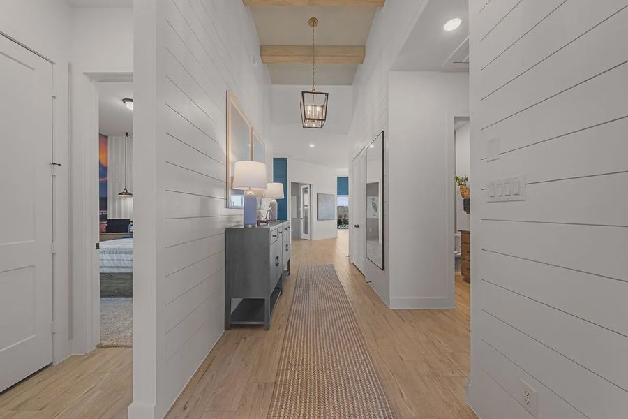 Furnished interior view inside a new home in Blue Heron, Mont Belvieu (Image 4).