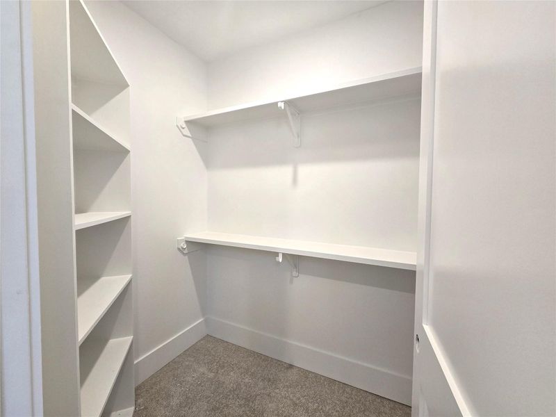 Closet in secondary bedroom level 2