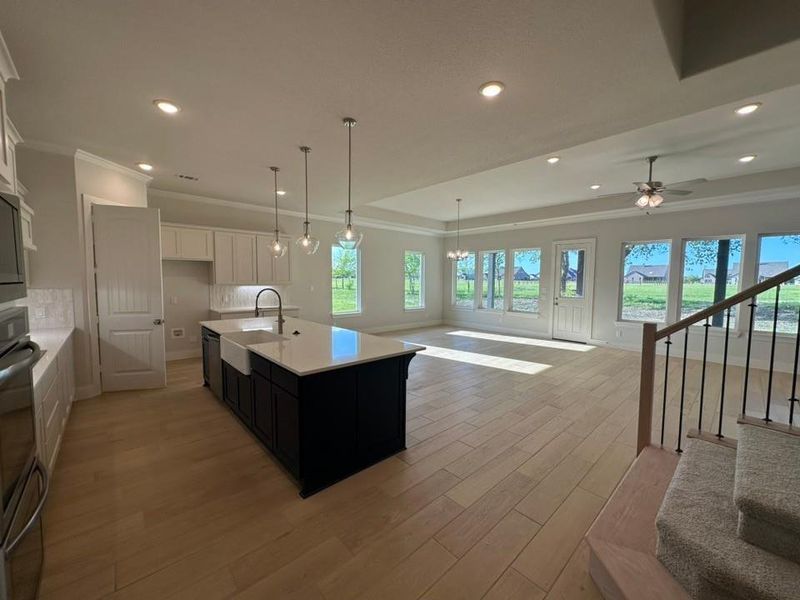 Furnished interior view inside a new home in Fannin Ranch, Leonard (Image 10).