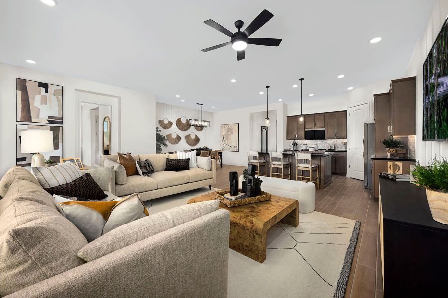 Representative furnished interior of a home built from the Azure by Mattamy Homes in White Tank Vistas, Waddell (Image 7).