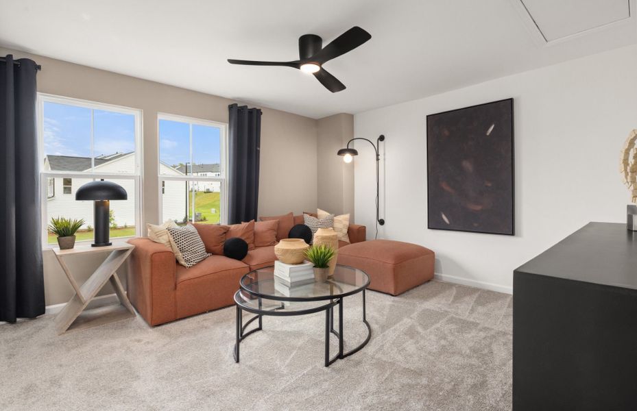 Representative furnished interior of a home built from the Raven by Centex in Carpenter Falls, Durham (Image 11).