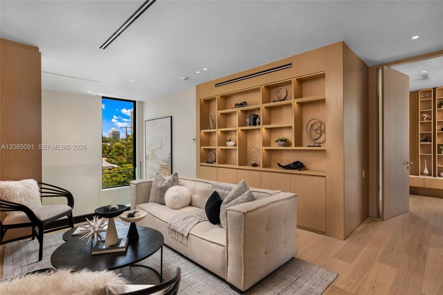 Furnished interior view inside a new home in , Miami Beach (Image 31).