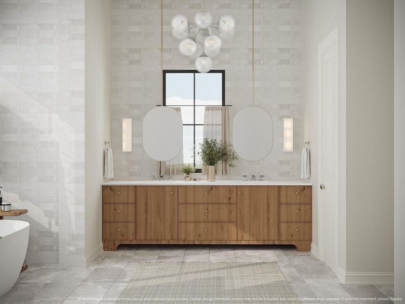 Furnished interior view inside a new home in , Charleston (Image 30).