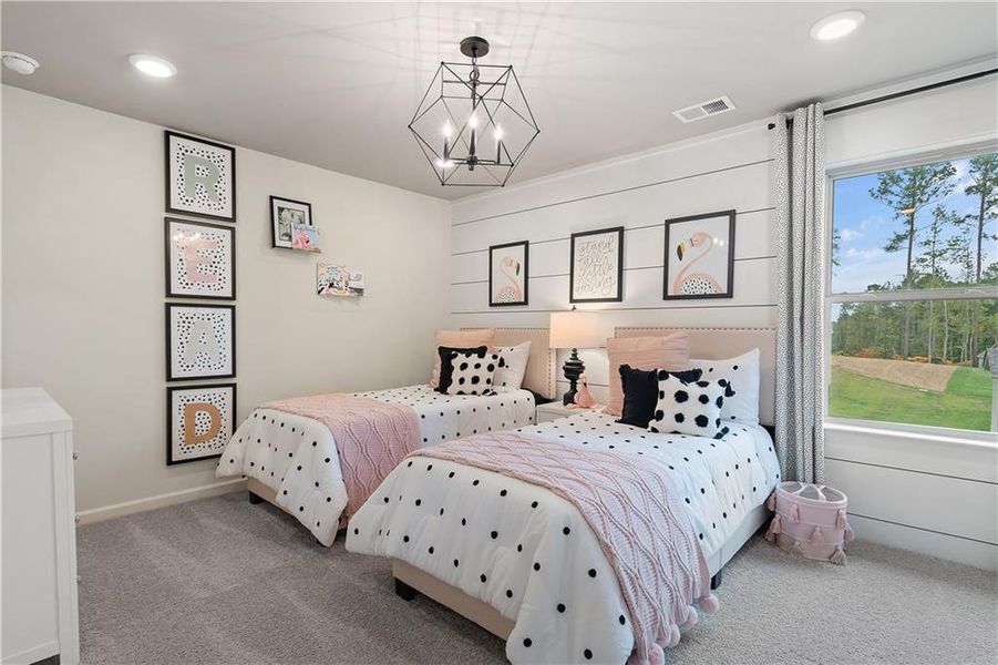 Furnished interior view inside a new home in Northcroft, Loganville (Image 9).
