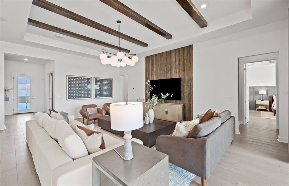 Furnished interior view inside a new home in Del Webb Catalina, Lakewood Ranch (Image 12). Furnished interior view inside a new home in Del Webb Catalina, Lakewood Ranch (Image 12).