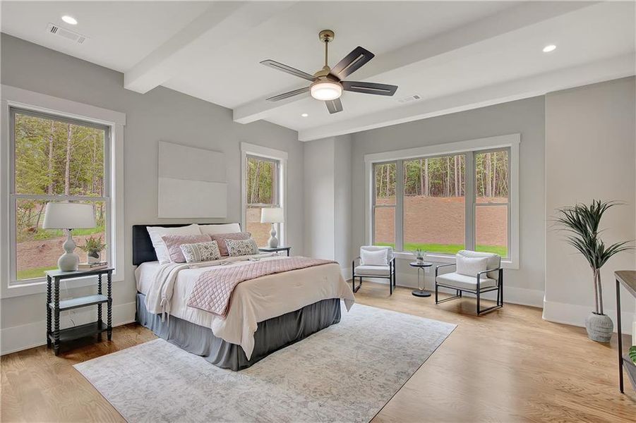 Furnished interior view inside a new home in , Newnan (Image 6). Furnished interior view inside a new home in , Newnan (Image 6).