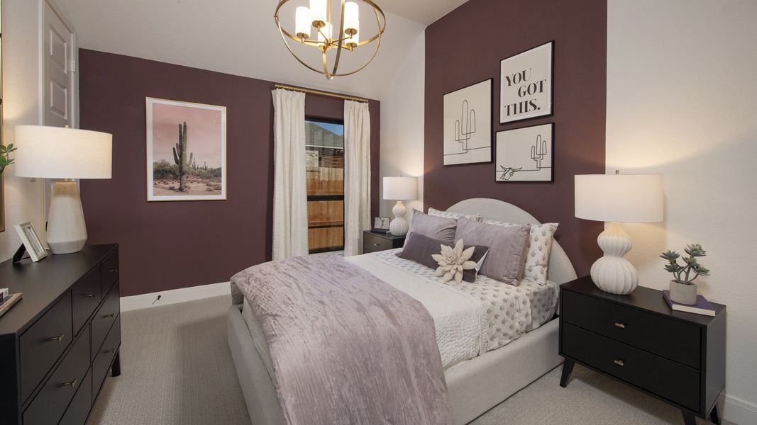 Furnished interior view inside a new home in Lariat 50', Liberty Hill (Image 11).