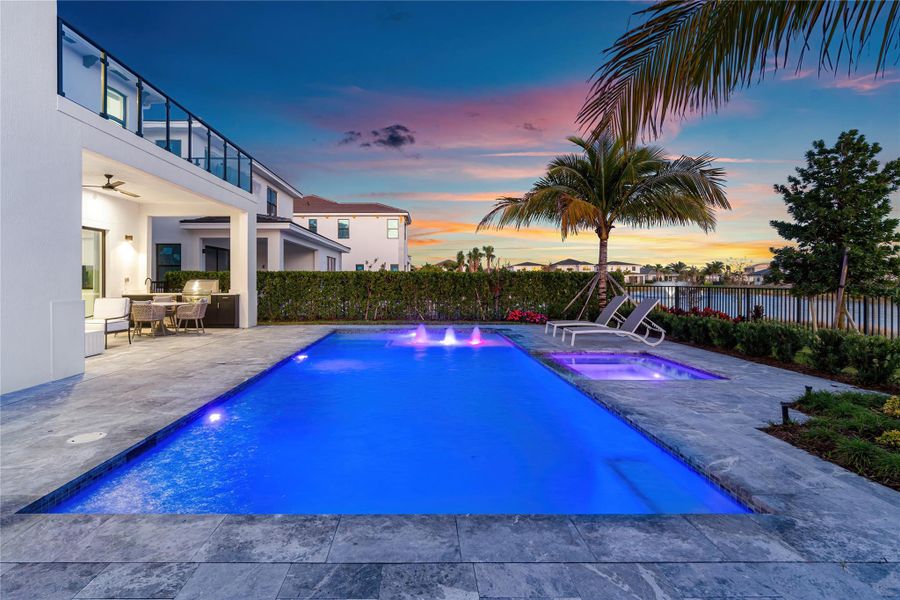 Exterior details and patio area of a home in , Palm Beach Gardens (Image 19).