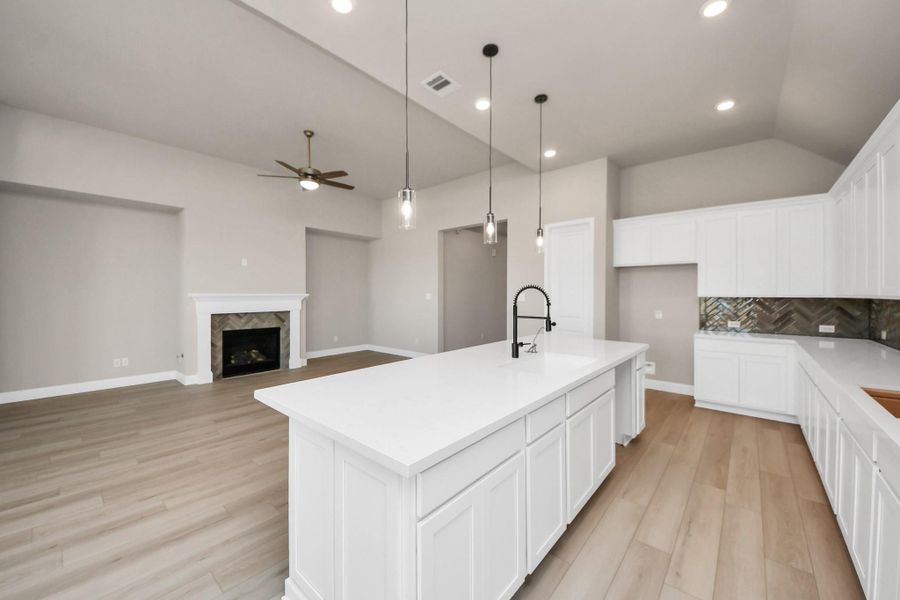 Furnished interior view inside a new home in Bridgeland: Heritage Collection, Cypress (Image 7). Furnished interior view inside a new home in Bridgeland: Heritage Collection, Cypress (Image 7).