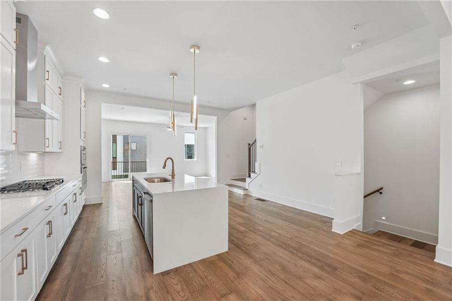 Furnished interior view inside a new home in , Decatur (Image 10).