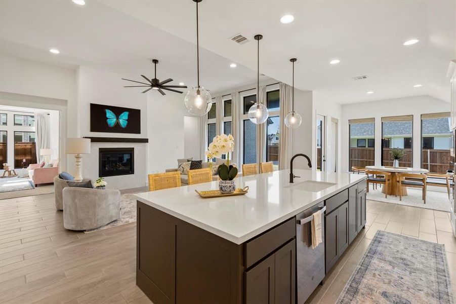 Furnished interior view inside a new home in , Lavon (Image 5). Furnished interior view inside a new home in , Lavon (Image 5).