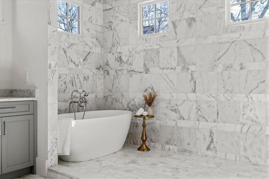 Furnished interior view inside a new home in , Atlanta (Image 36).