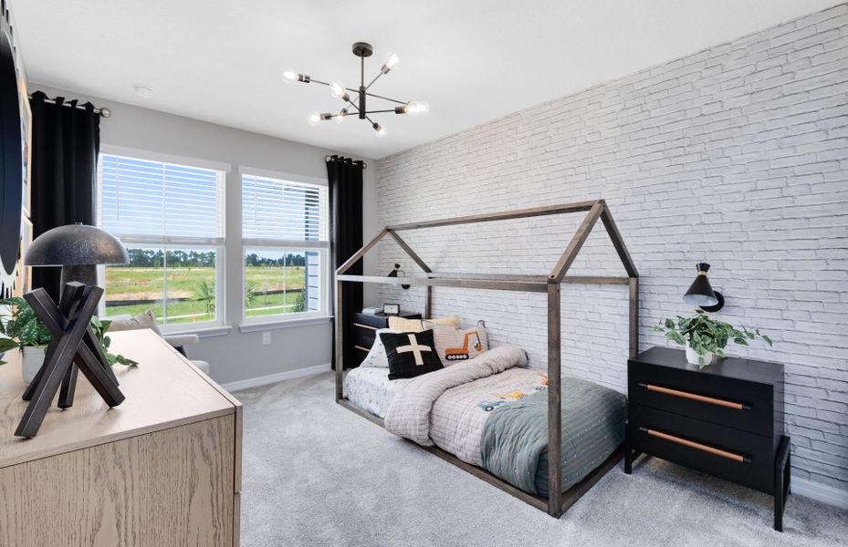 Representative furnished interior of a home built from the Foxtail - Interior Unit by Pulte Homes in Silverleaf Oaks, Winter Garden (Image 13).