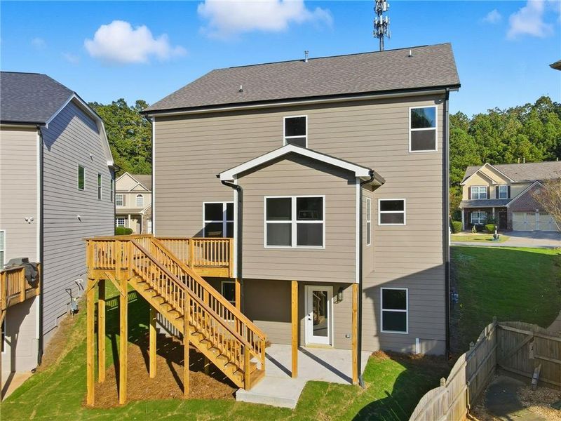 Exterior details and patio area of a home in , Canton (Image 3).