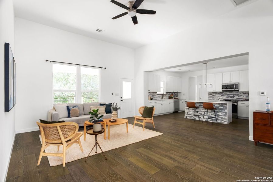 Furnished interior view inside a new home in , Canyon Lake (Image 21). Furnished interior view inside a new home in , Canyon Lake (Image 21).