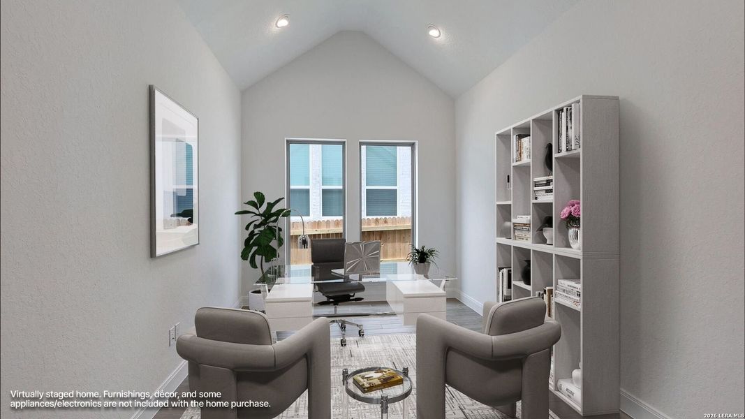 Furnished interior view inside a new home in VIDA, San Antonio (Image 9).