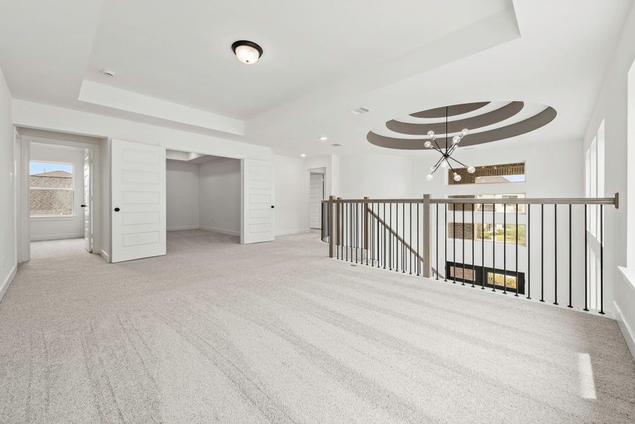 Spacious, unfurnished interior of a new home in Cross Creek West - 45', Fulshear (Image 19). Spacious, unfurnished interior of a new home in Cross Creek West - 45', Fulshear (Image 19).