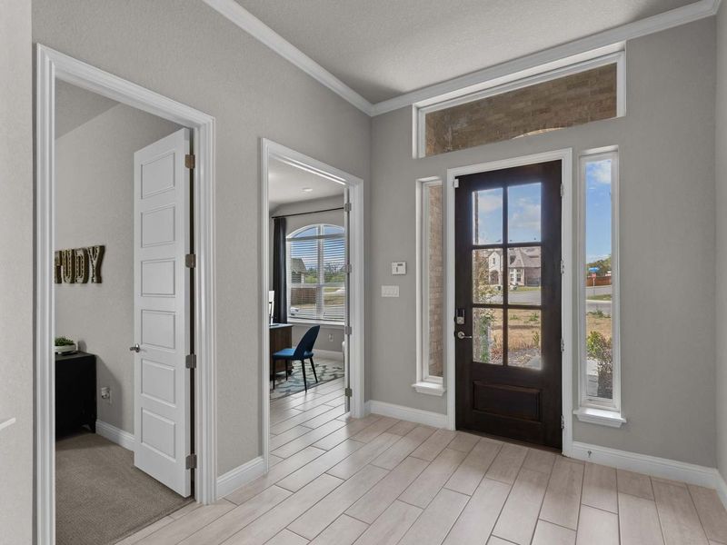 Representative furnished interior of a home built from the The Garner A by Davidson Homes LLC in The Reserve at Potranco Oaks, Castroville (Image 7).