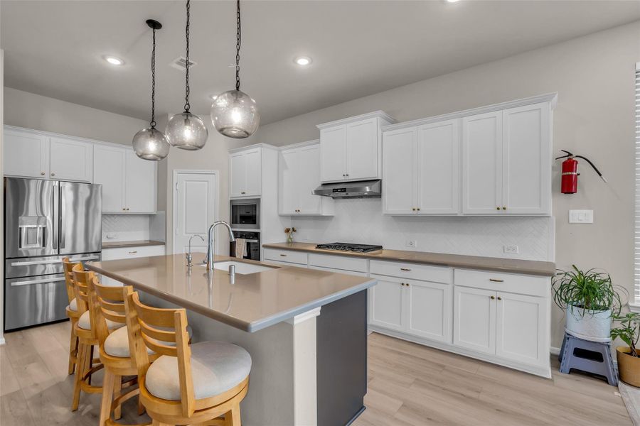 Furnished interior view inside a new home in , Conroe (Image 33).