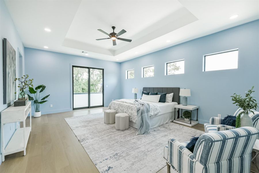 Furnished interior view inside a new home in , Houston (Image 4).