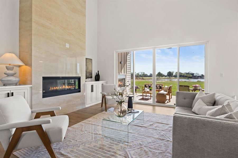 Furnished interior view inside a new home in , Mount Pleasant (Image 7).