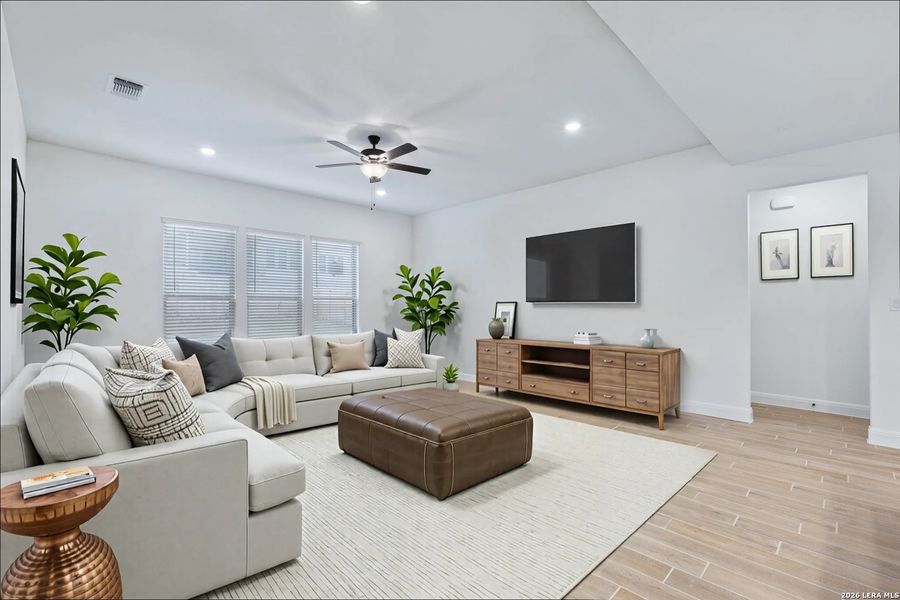 Furnished interior view inside a new home in Davis Ranch, San Antonio (Image 11).