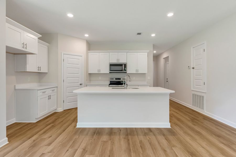 Representative furnished interior of a home built from the Elizabeth by CJL Homes in McCarthy Estates, Defuniak Springs (Image 8).