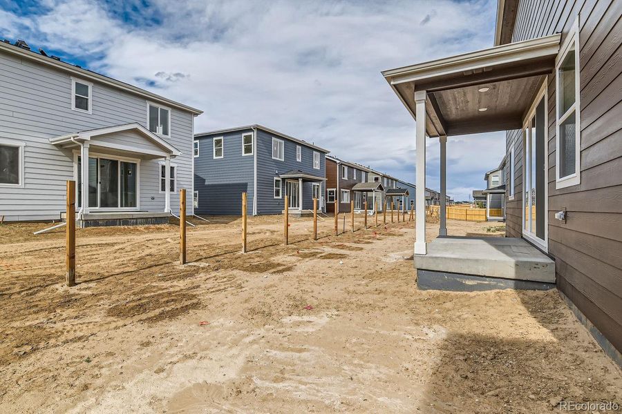 Exterior details and patio area of a home in Wolf Creek Run, Strasburg (Image 4).