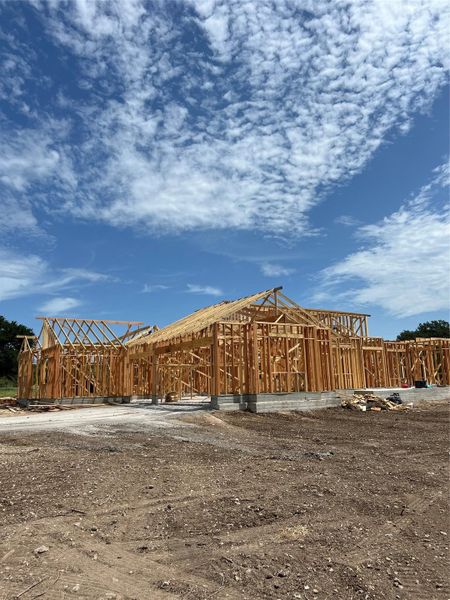 In-progress construction of a new home in , Liberty Hill, TX (Image 10).