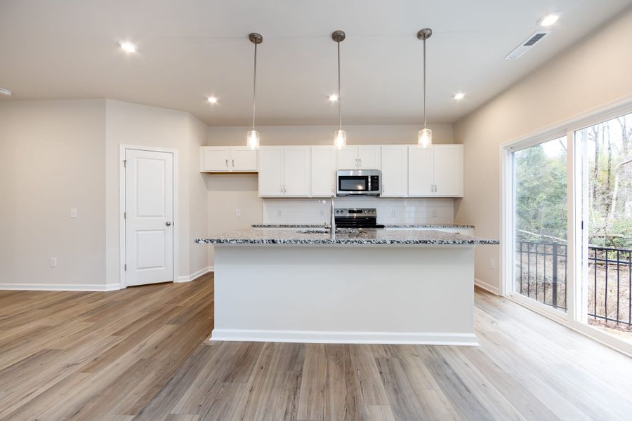 Furnished interior view inside a new home in Fifteen 15 Cannon, Charlotte (Image 10).