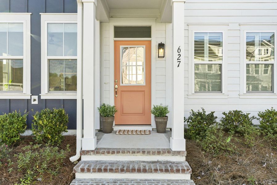 Exterior details and patio area of a home in , Summerville (Image 24).