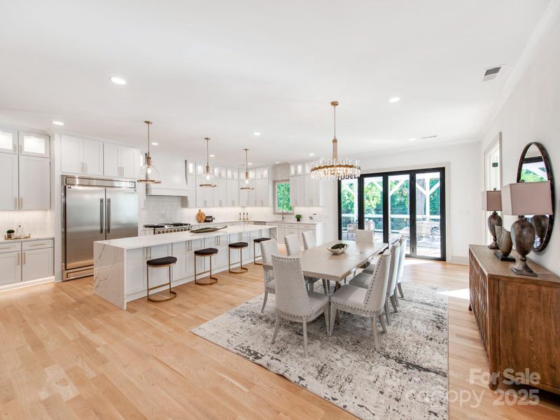 Stunning White Oak Floors - High End Lighting and Finishes