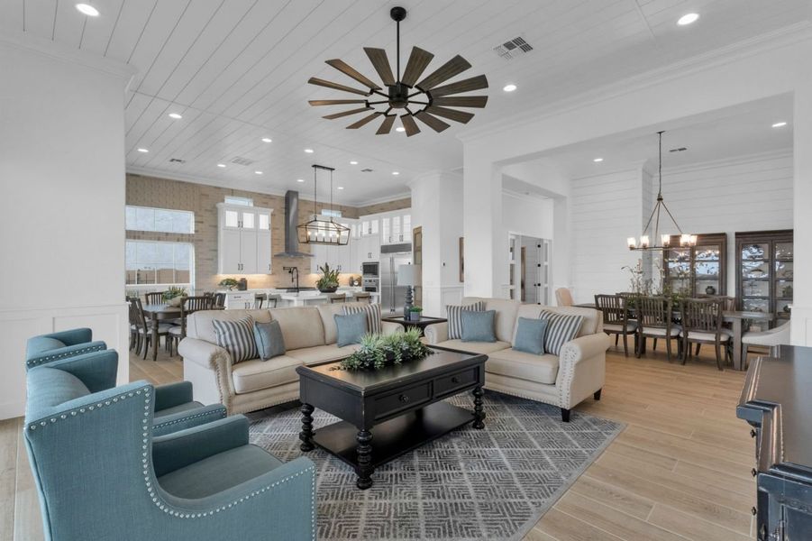 Representative furnished interior of a home built from the Residence Twelve by Blandford Homes in Earnhardt Ranch, Chandler (Image 14).