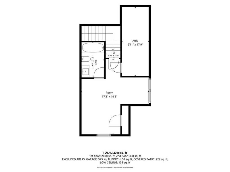 2D floor plan layout of this home in , Clermont, GA (Image 7). 2D floor plan layout of this home in , Clermont, GA (Image 7).