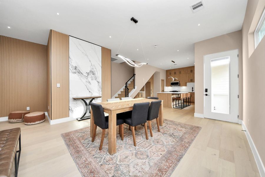 Furnished interior view inside a new home in , Houston (Image 24). Furnished interior view inside a new home in , Houston (Image 24).