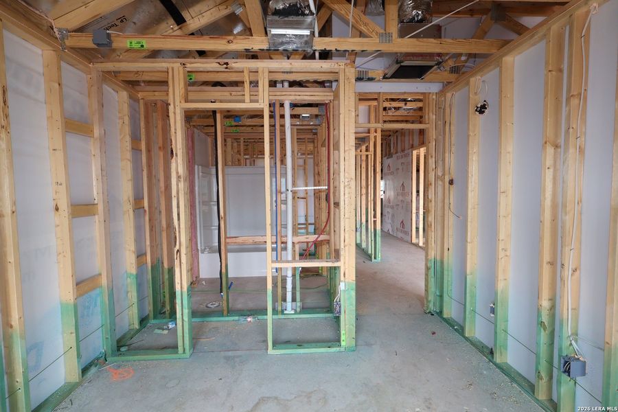 In-progress construction of a new home in Verano Farms, Von Ormy, TX (Image 23).