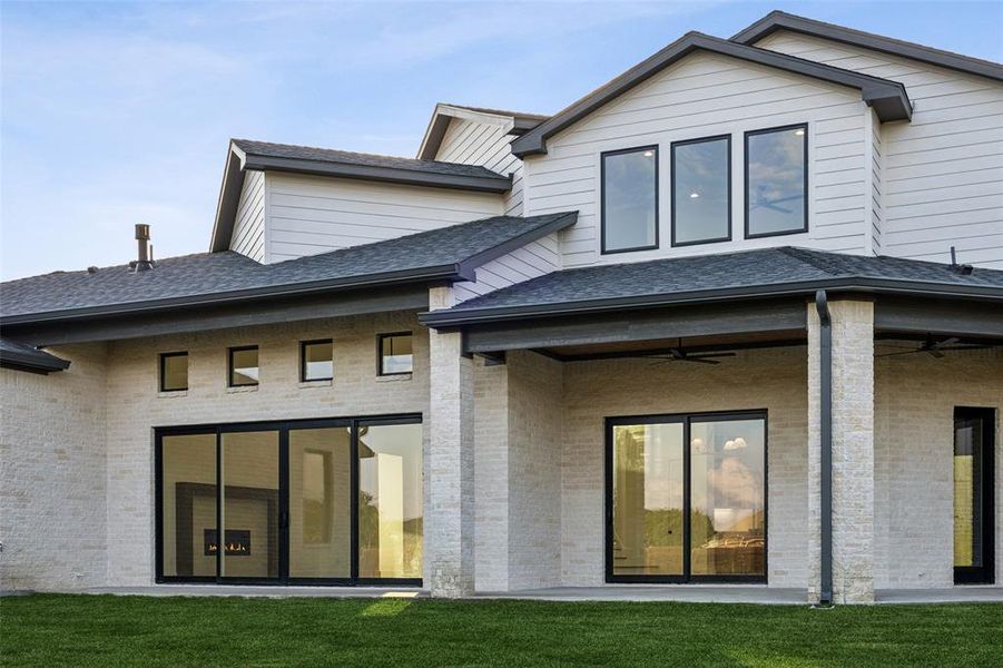 Exterior details and patio area of a home in , Midlothian (Image 30). Exterior details and patio area of a home in , Midlothian (Image 30).