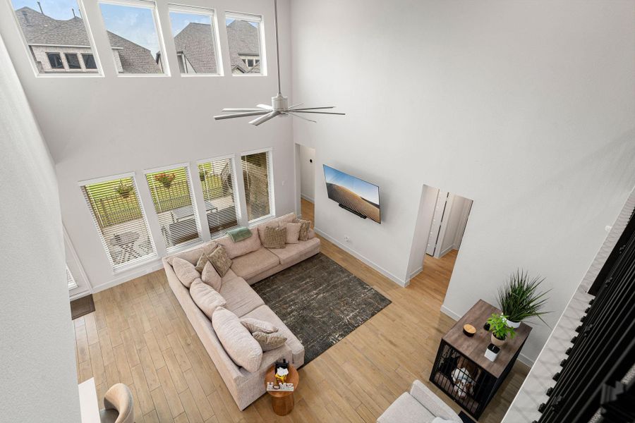 Furnished interior view inside a new home in , Manvel (Image 33).