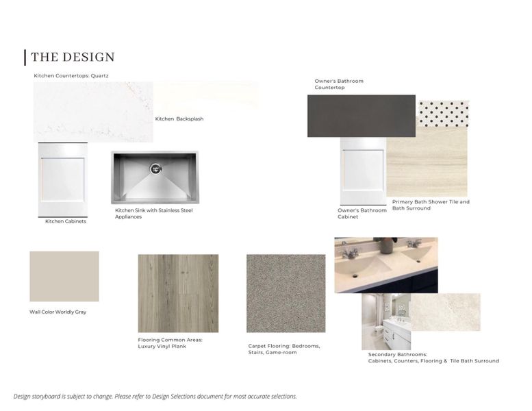 Sample of building materials used in homes in Oakhill Reserve, Tomball (Image 2). Sample of building materials used in homes in Oakhill Reserve, Tomball (Image 2).
