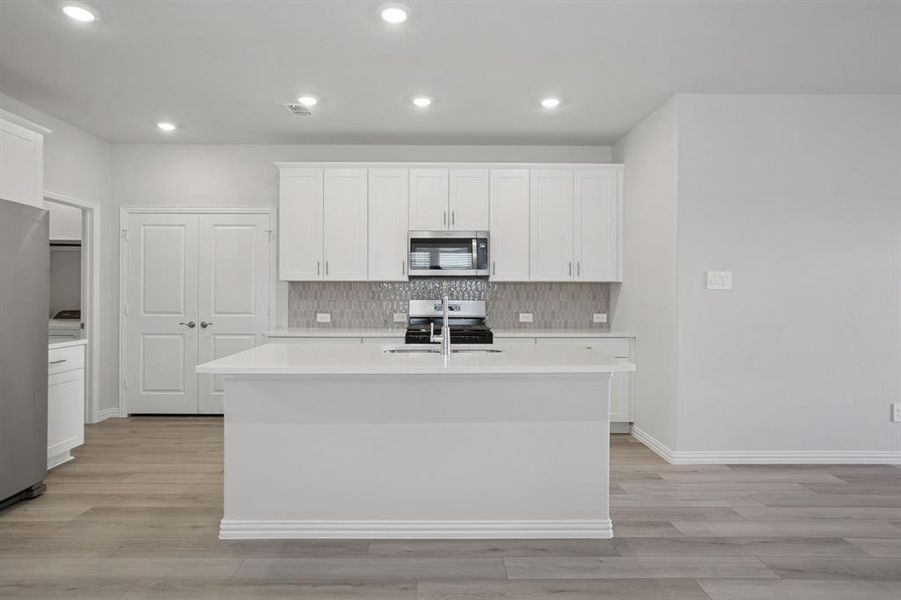 Furnished interior view inside a new home in Trails of Lavon - Spring Series, Lavon (Image 17).