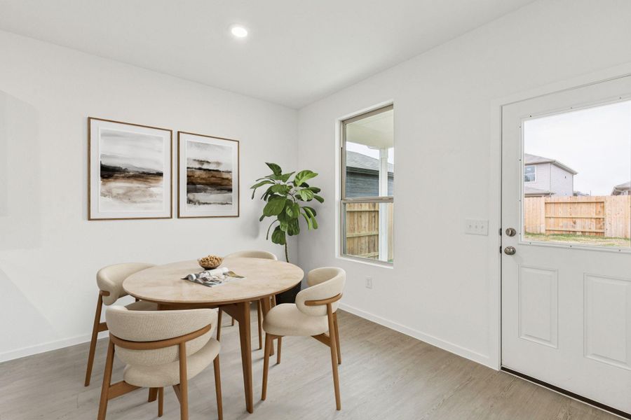 Furnished interior view inside a new home in Mavera, Conroe (Image 6).
