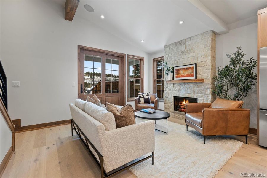 Furnished interior view inside a new home in , Breckenridge (Image 30).