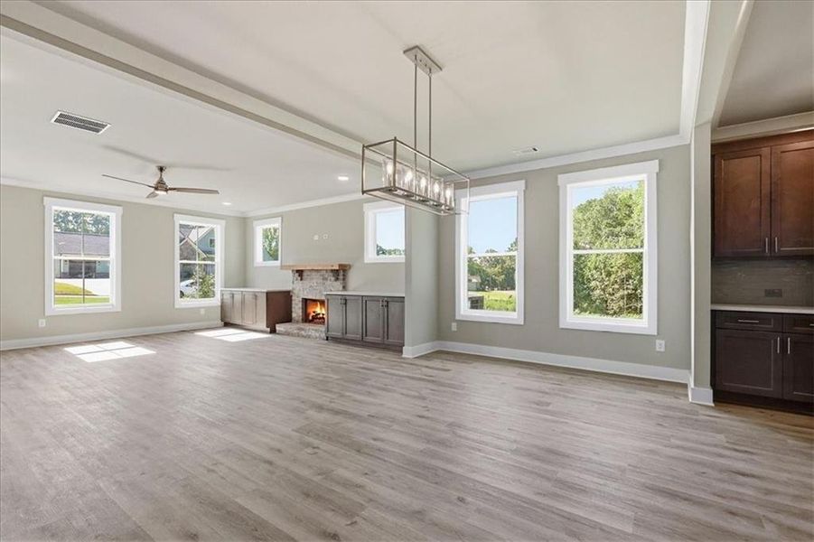 Spacious, unfurnished interior of a new home in , Statham (Image 40).