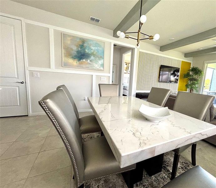 Furnished interior view inside a new home in , St. Cloud (Image 13).